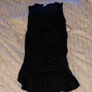 Size medium side, ruched dress